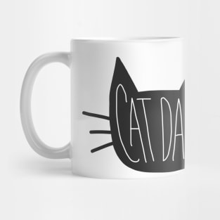 Cat Dad Doodle Mug